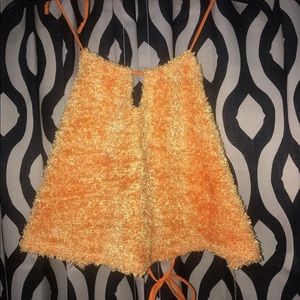 Vintage Crop Tie Back Top!